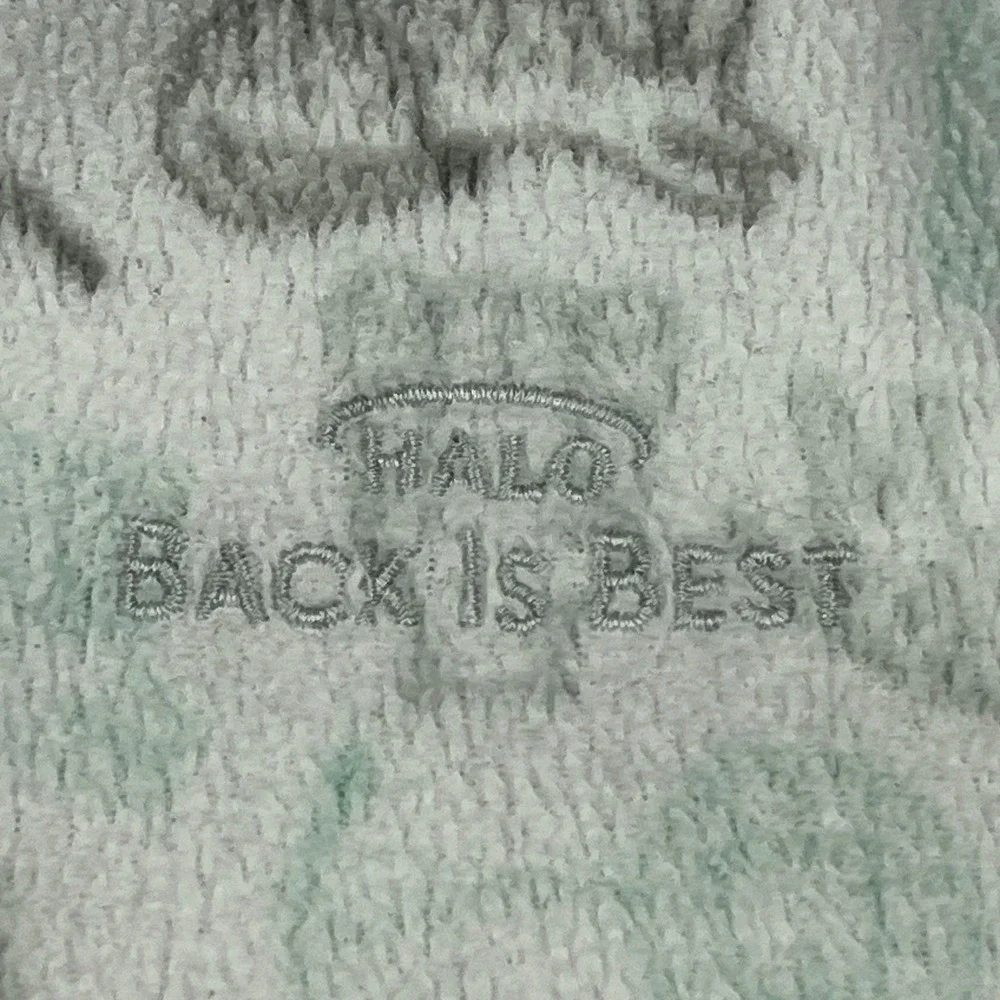 Halo Baby‎ Sleep Sack Size Medium 6-12M Months White Fleece Animals Zip Blanket